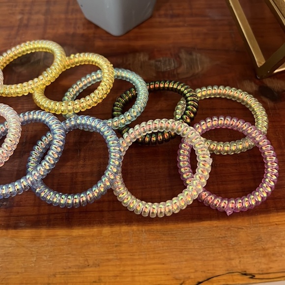 11 piece tele cord ponytail, 5” - Picture 3 of 4